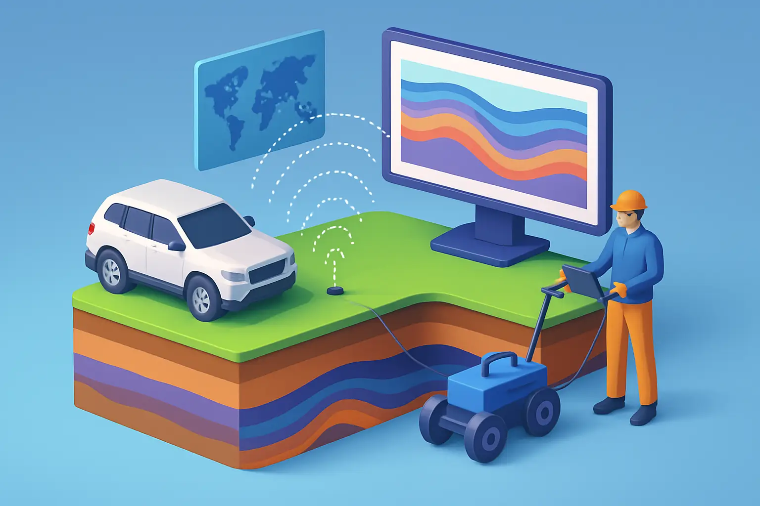 Exploración geofísica avanzada sin pozos ciegos